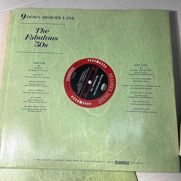 Down Memory Lane (65 Years Of Song Hits) 10 LP Box Set Reader's Digest ‎– RD4-40 - Picture 15 of 16